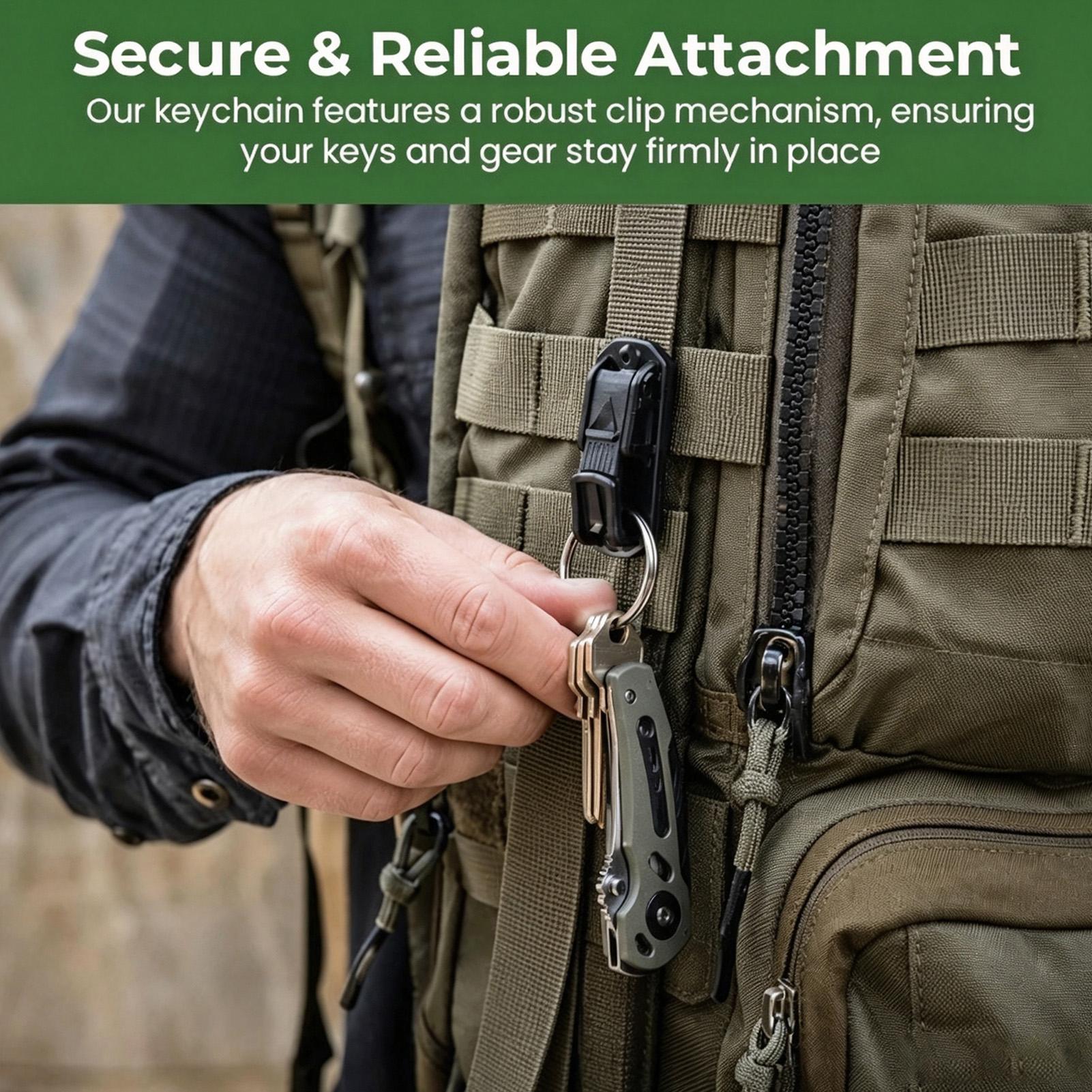 Belt Key Clip Multifunctional  - Outdoor Adventure Backpack review and price