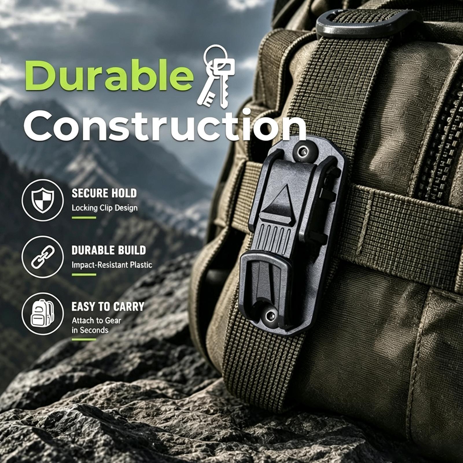 Belt Key Clip Multifunctional  - Outdoor Adventure Backpack review and price